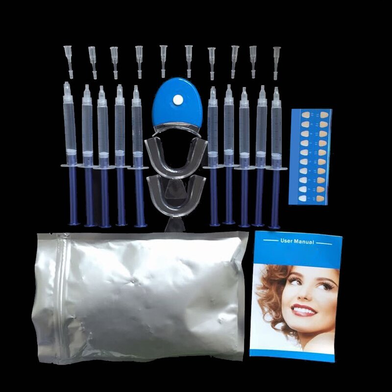 Teeth Whitening Kit Manufacturer - 10Pcs Peroxide Bleaching with LED Light