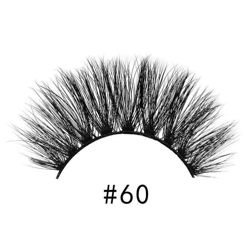 False Eyelashes Manufacturer - 3D Mink Fiber Fake Natural Long Thick Curling Wispy