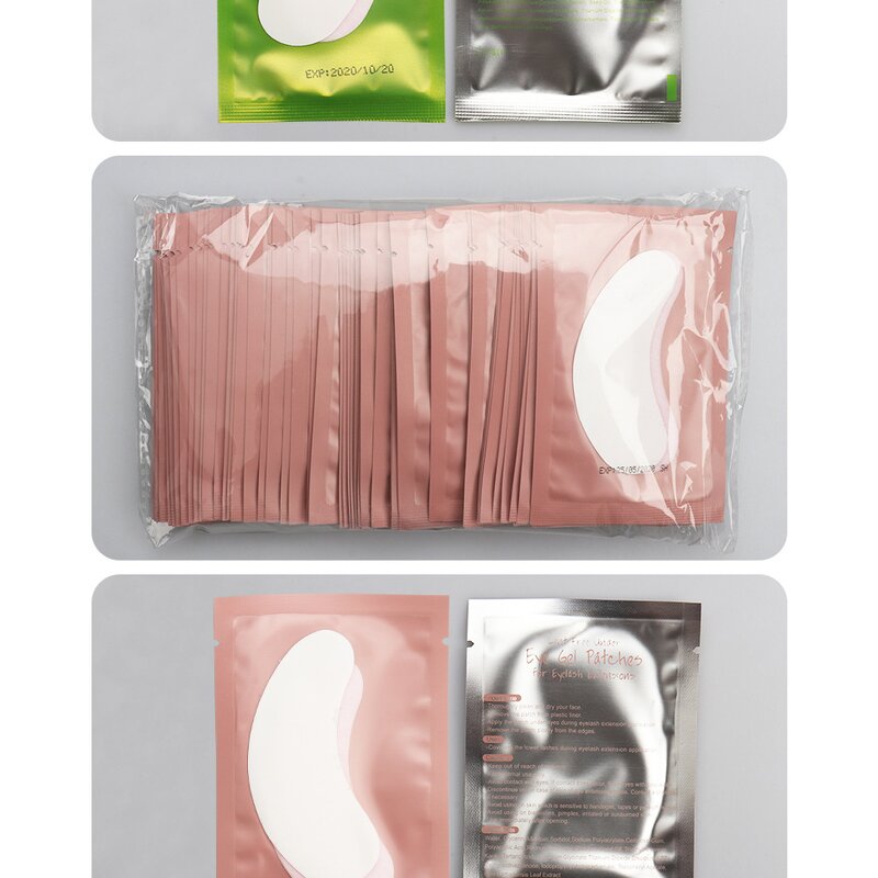 Eyelash Extension Patches Manufacturer - 50pcs Grafted Eye Stickers Lint Free