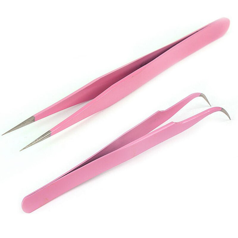 Tweezer Manufacturer - 2023 Hot Sale Stainless Steel Pink for Eyelash Extensions