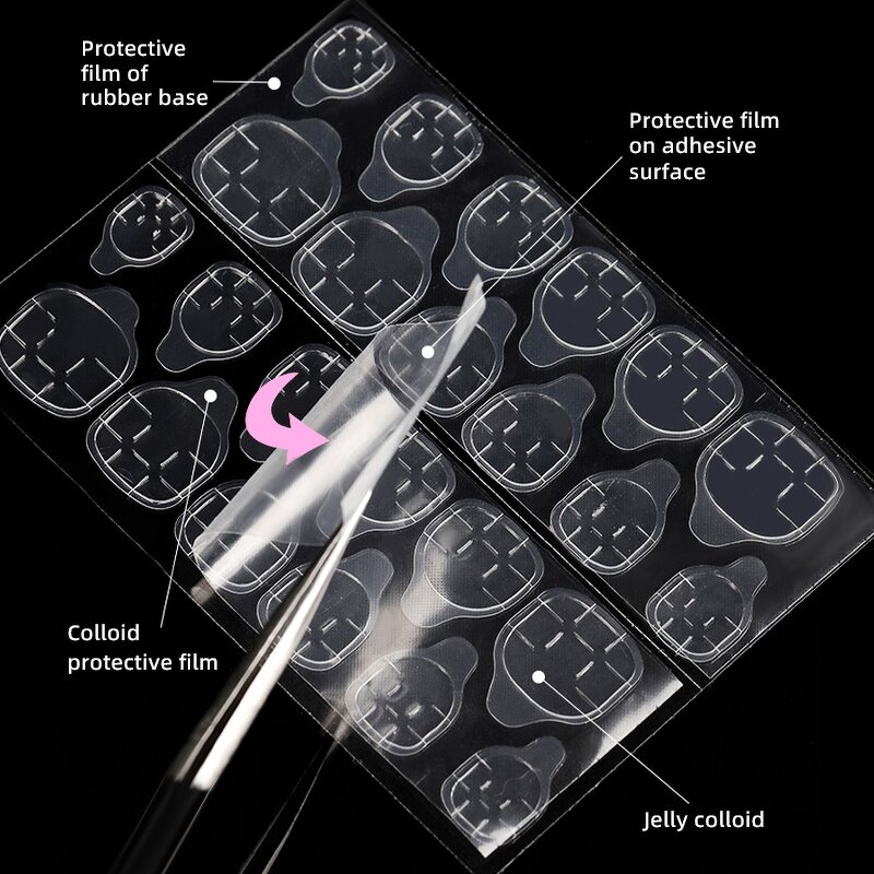 Nail Tape Manufacturer - Waterproof Transparent Jelly Double-side Adhesive Tabs