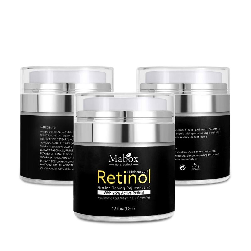 Face Cream Manufacturer - Mabox 50ml Retinol 2.5% Hyaluronic Acid Antiaging