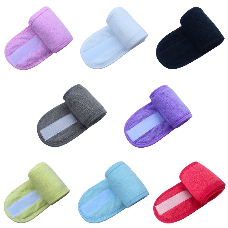 Headbands Manufacturer - Adjustable Soft Toweling for Facial Cleaning Bath Makeup