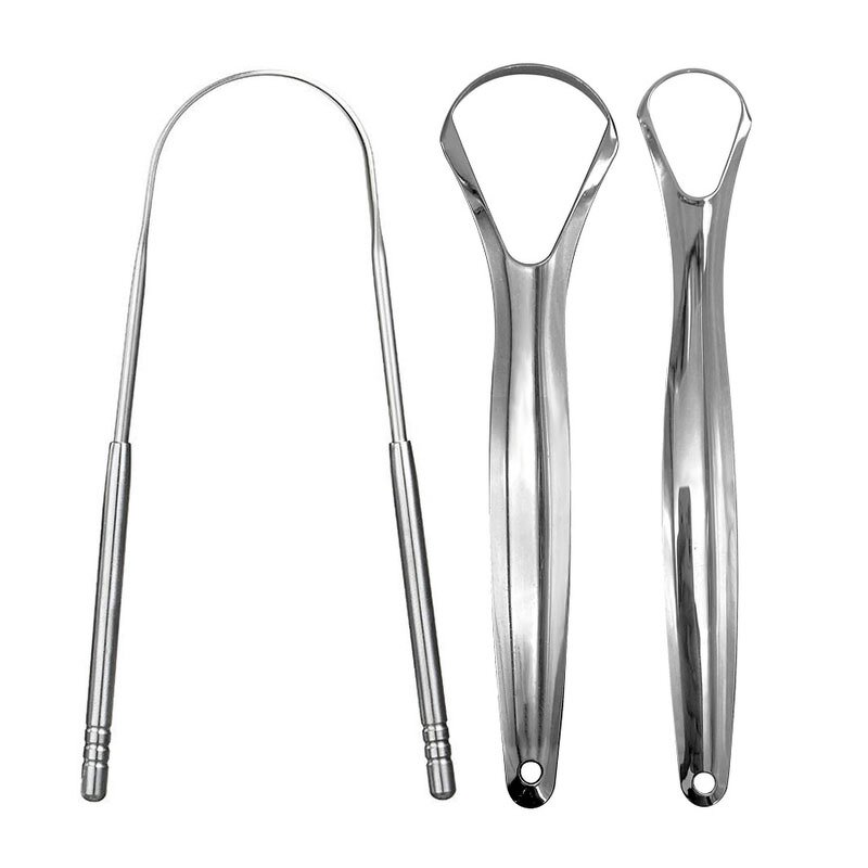 Tongue Cleaner Manufacturer - Metal Stainless Steel Custom Logo Scraper for Adults