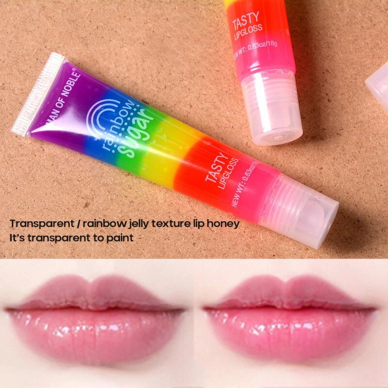 Lip Gloss Manufacturer - Rainbow Colorless Cute Sexy Waterproof Lip Plumper