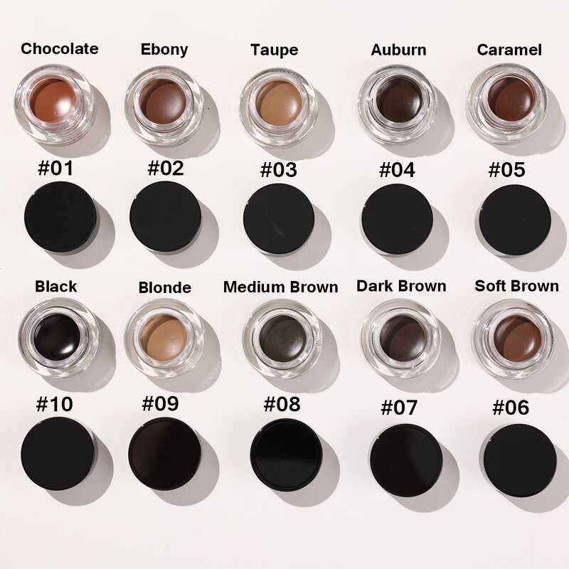 Eyebrow Cream Manufacturer - Private Label 10 Colors Waterproof Not Easy to Fade