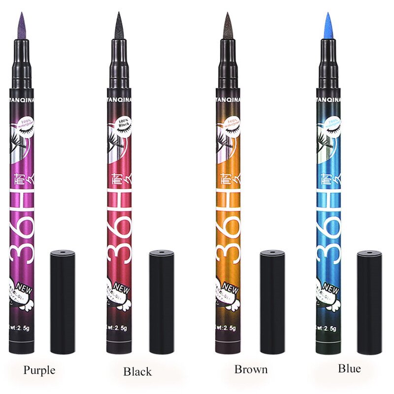 Liquid Eyeliner Manufacturer - YANQINA 36H Waterproof Black Brown Long-lasting