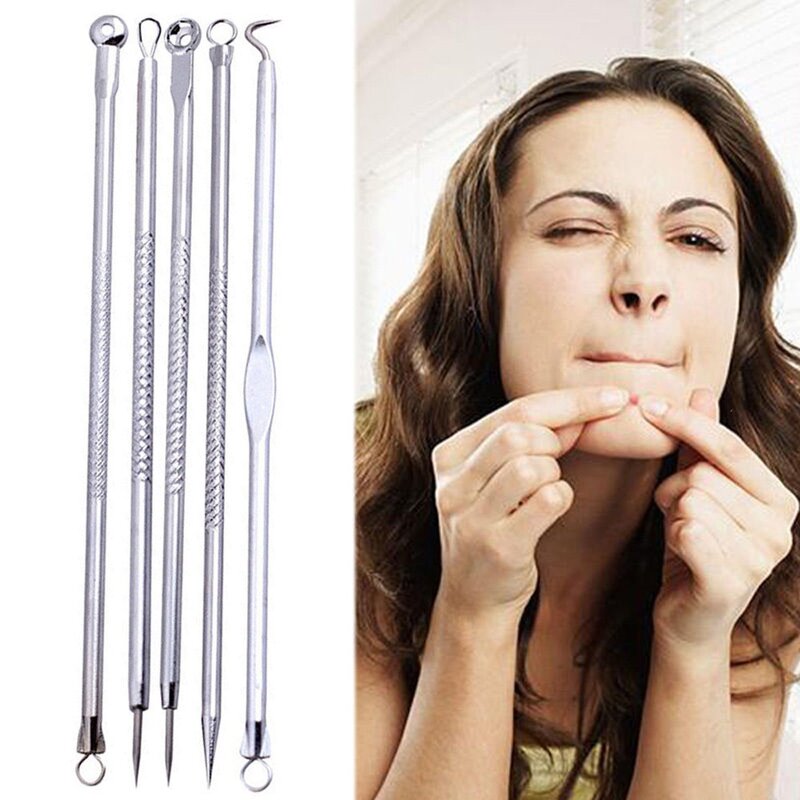 Blackhead Remover Tool Set Manufacturer - 5 Pcs Pimple Acne Extractor Needle