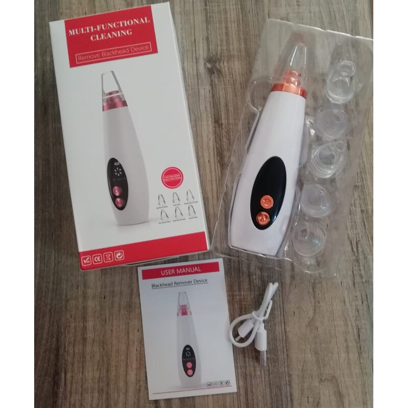 Blackhead Remover Manufacturer - 6 in 1 Electric Vacuum Suction with 6 Suckers
