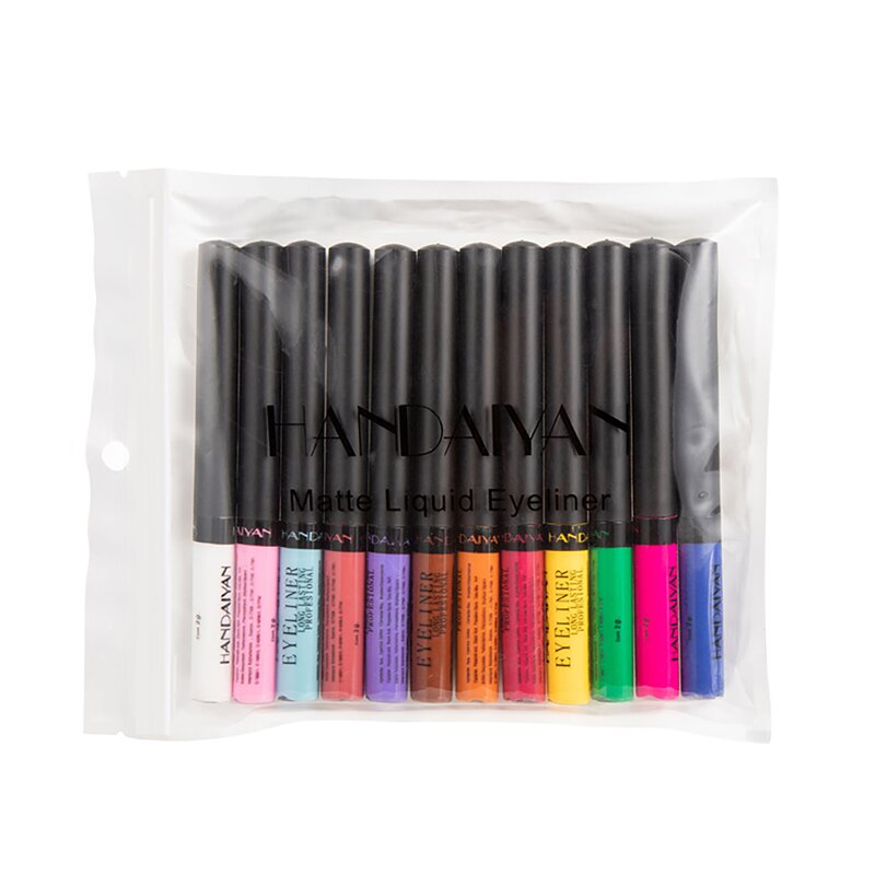 Matte Eyeliner Manufacturer - 12 Colors Waterproof Easy to Wear Matte