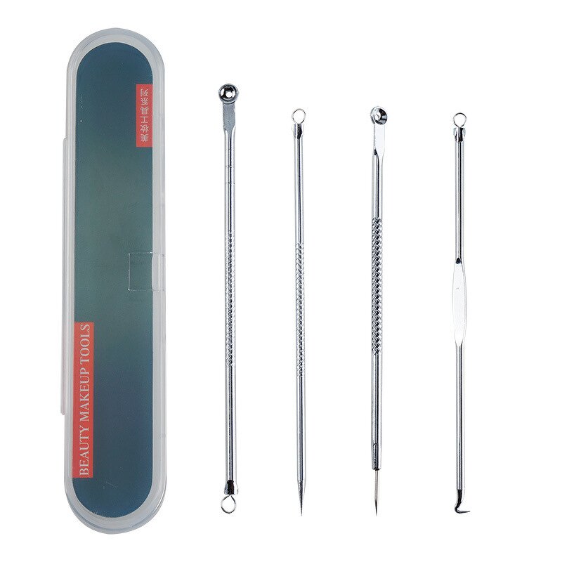 Blackhead Extractor Set Manufacturer - 4PCS Rose Gold Acne Blemish Remover Needles