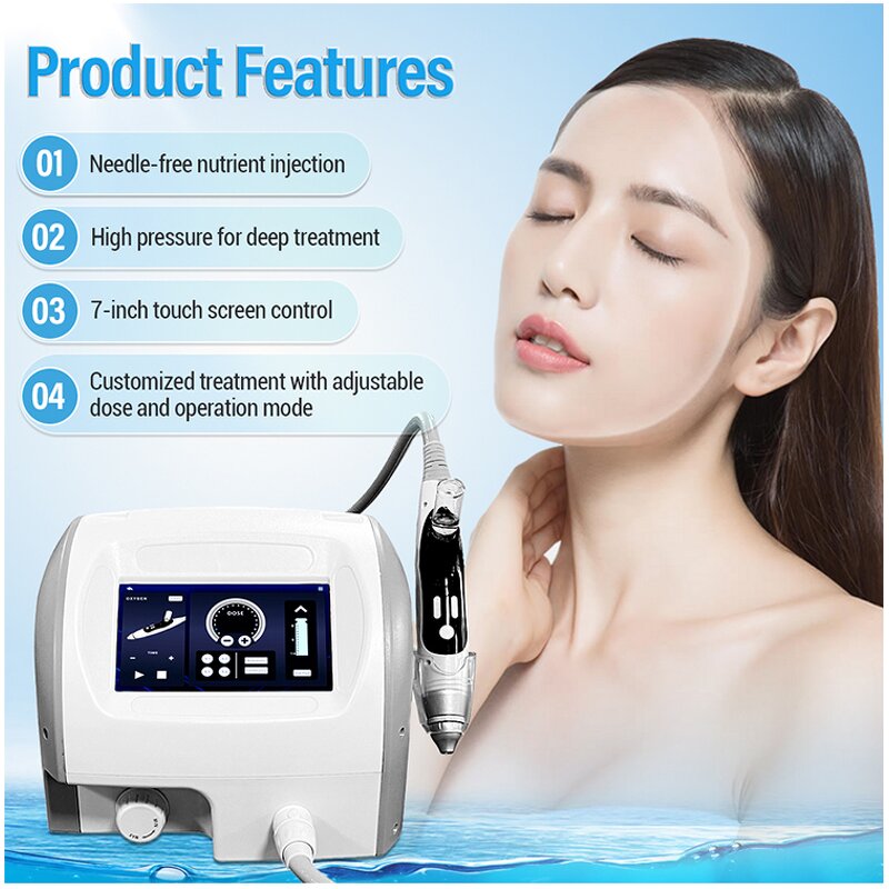 No Needle Mesotherapy - Portable High Pressure Injection Gun Face Moisture Care