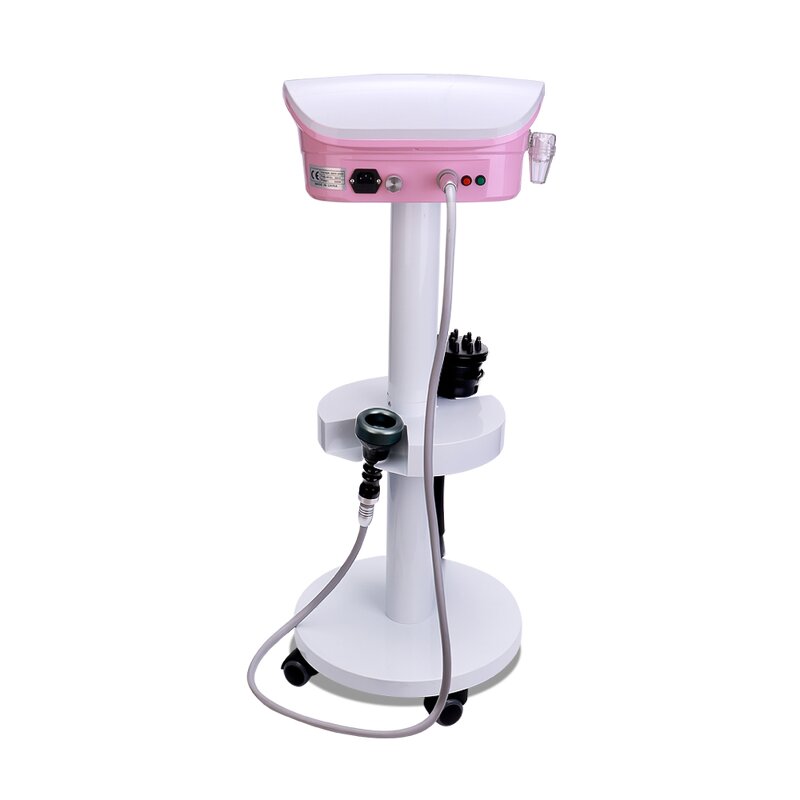 G8 Vibration Slimming Machine - 2024 2 in 1 Pink Vacuum Heating with Stand