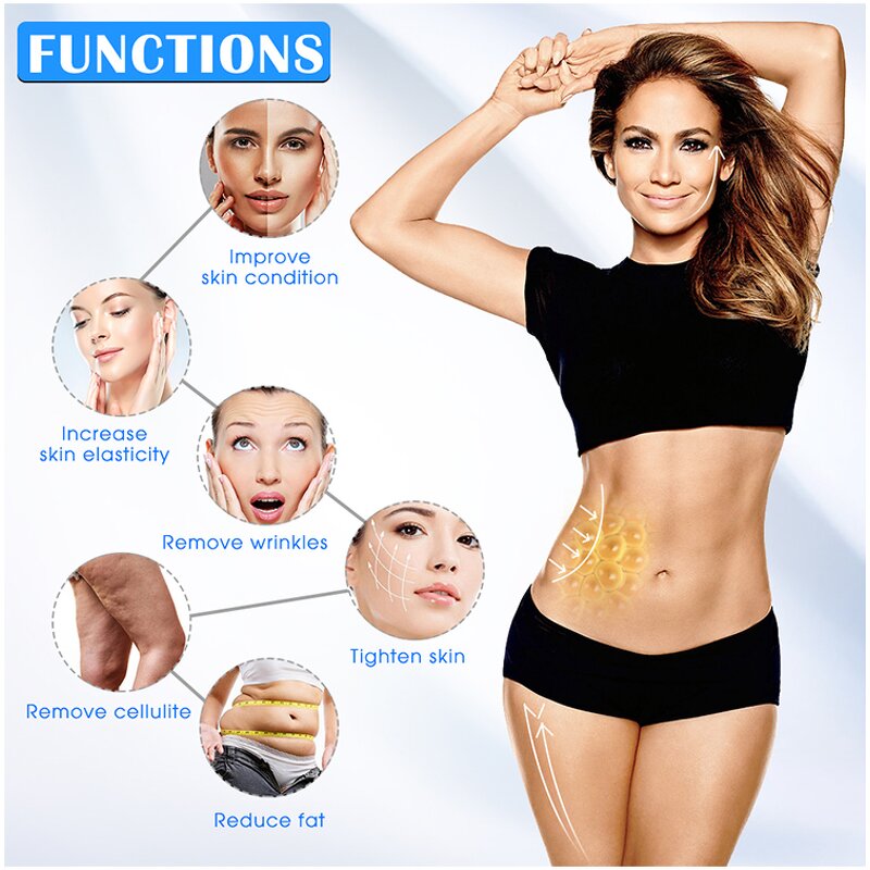 RF Body Slimming Machine - Portable Vibration Face Lifting Body Slimming Massager