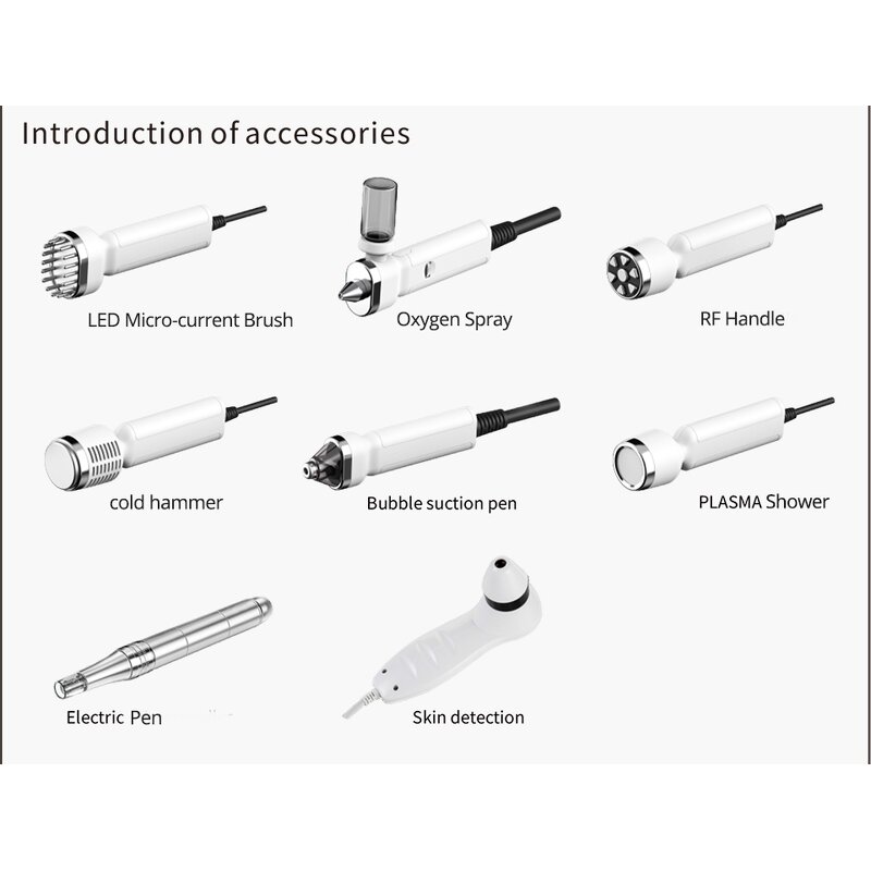 H2o2 Hydrodermabrasion - Deep Cleaning Facial Care Skin test Oxygen Spray Machine