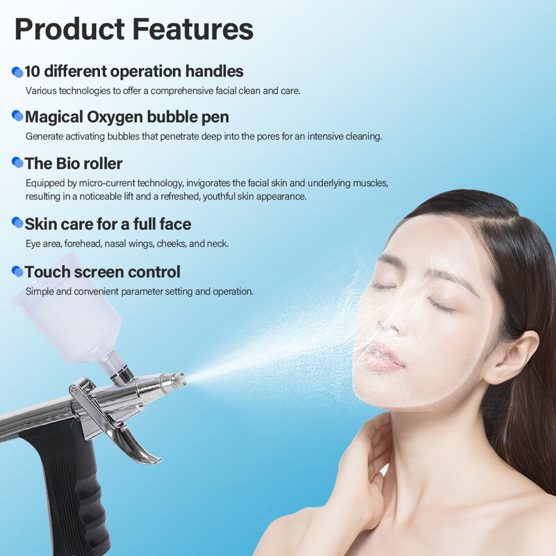 10 in 1 Hydra Facial Machine - Hot Sales Portable Skin Care Blackhead Removal