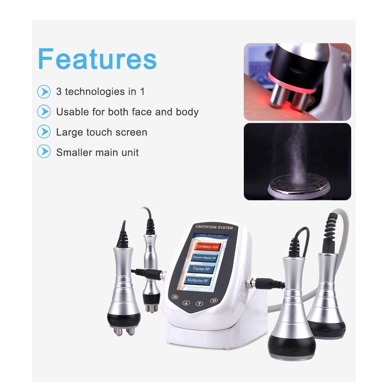 4 in 1 Slimming Machine - Ultrasonic Cavitation RF Vacuum Body Shaping Device
