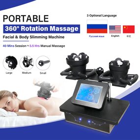 360° Rotation Massage Roller - New Tech Russian Portable Face Body Slimming Machine
