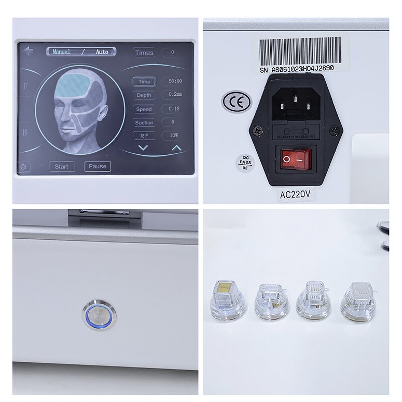 2 in 1 RF Microneedling - 25 Pin Gold Fractional Machine Skin Tightening