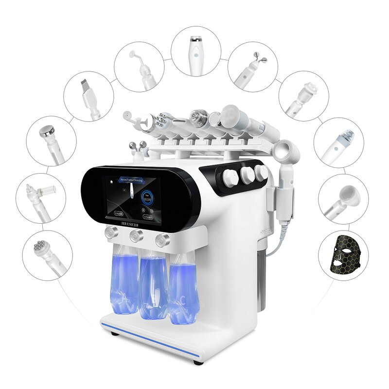 11 in 1 Hydra Facial Machine - New Tech Portable 360 Vortex Rotation Handle