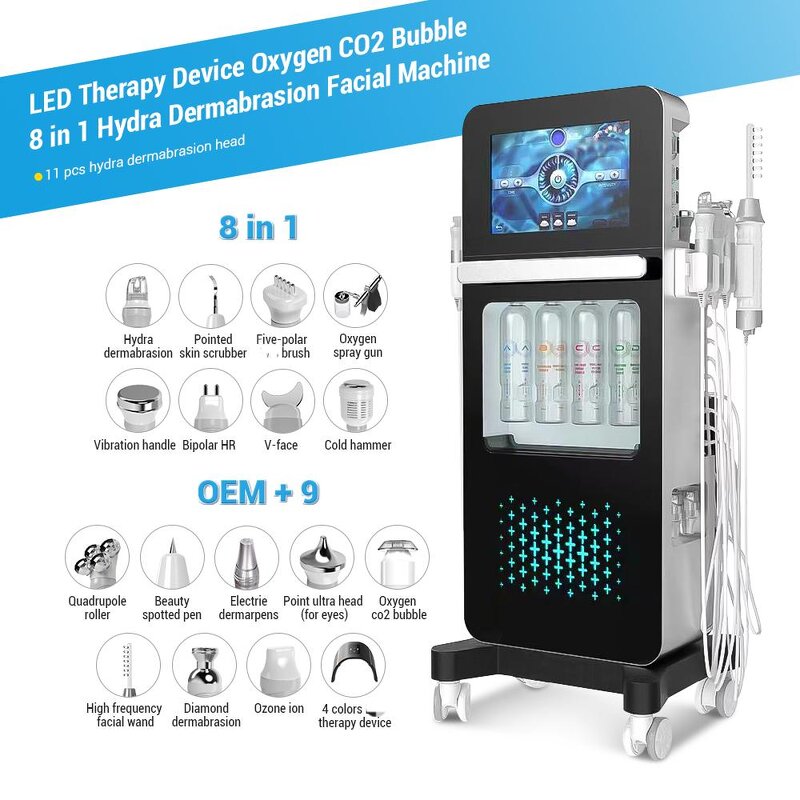17 in 1 Hydra Facial Machine - New Professional Jet Peeling CO2 Bubble Device