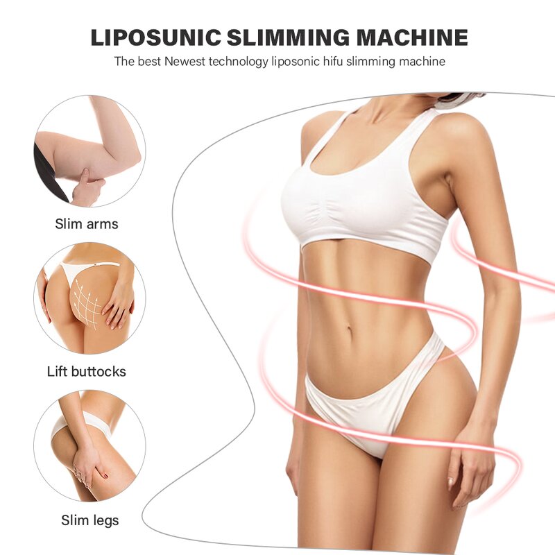 5 in 1 8D Hif Beauty Machine - 2025 Professional Facial Lifting Body Slim Vaginal Tightening