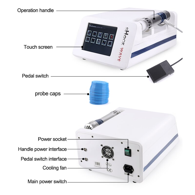 Shockwave Therapy Machine - TUYING Ondas De Choque ESWT ED Pain Relief Device