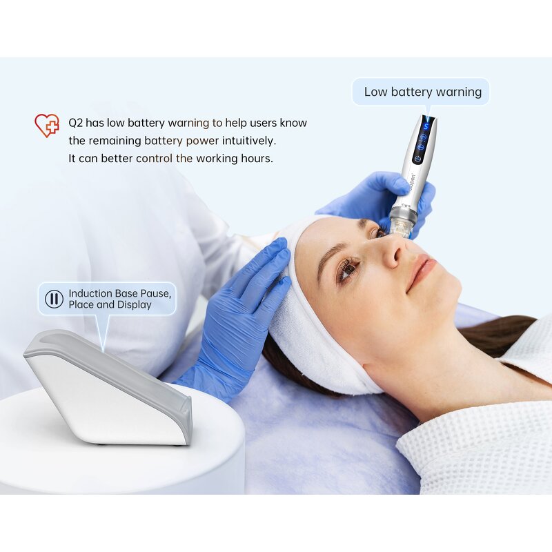 Bio Derma Pen Q2 - 2023 New Micro Needle Pen LED Light Home Microneedling