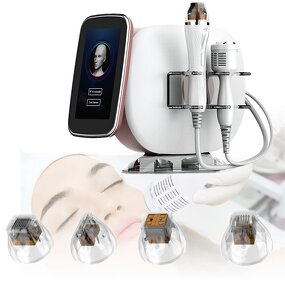RF Microneedling Machine - Portable 2 in 1 Gold Radiofrequency Face Lift Acne Scar