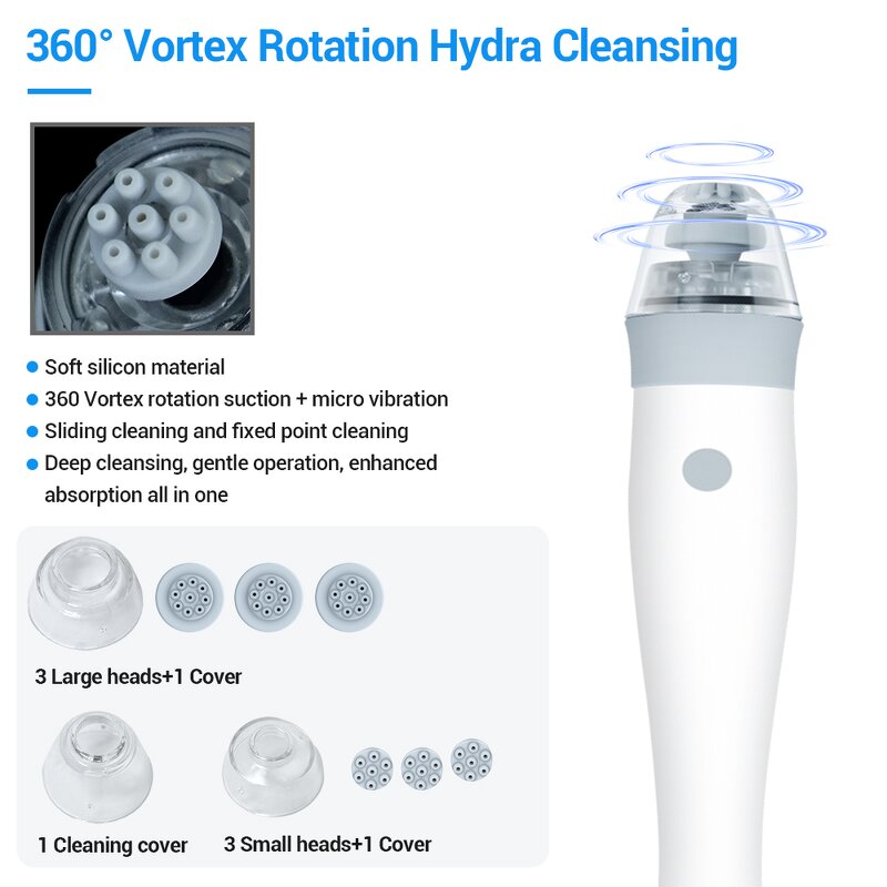 14 in 1 Hydra Facial Machine - New Tech 360 Vortex Rotation Pore Clean Device
