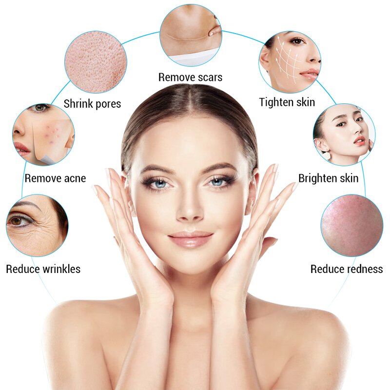 RF Microneedling Machine - 2022 Portable Gold Fraction Needles Skin Tightening