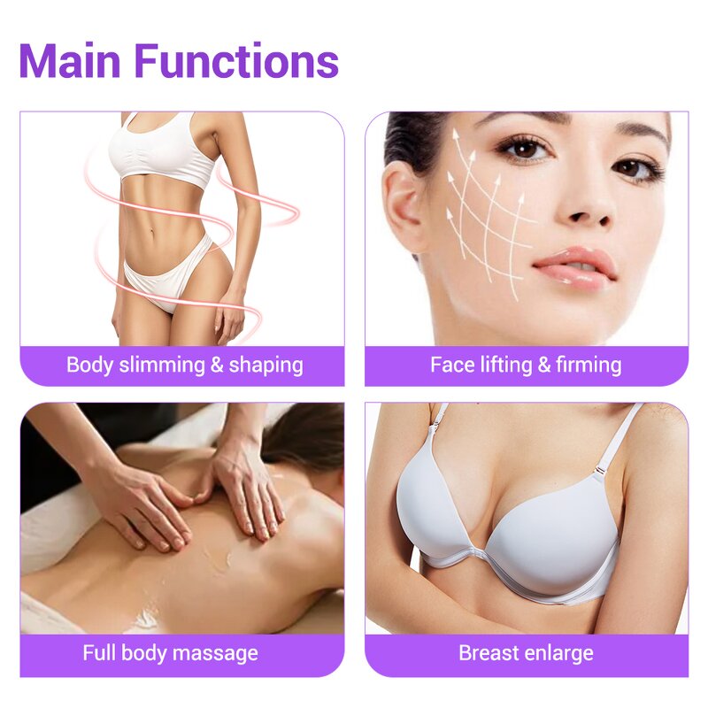 3 in 1 G5 Massage Machine - Professional Vibration Face Body Slimming Muscle Relief