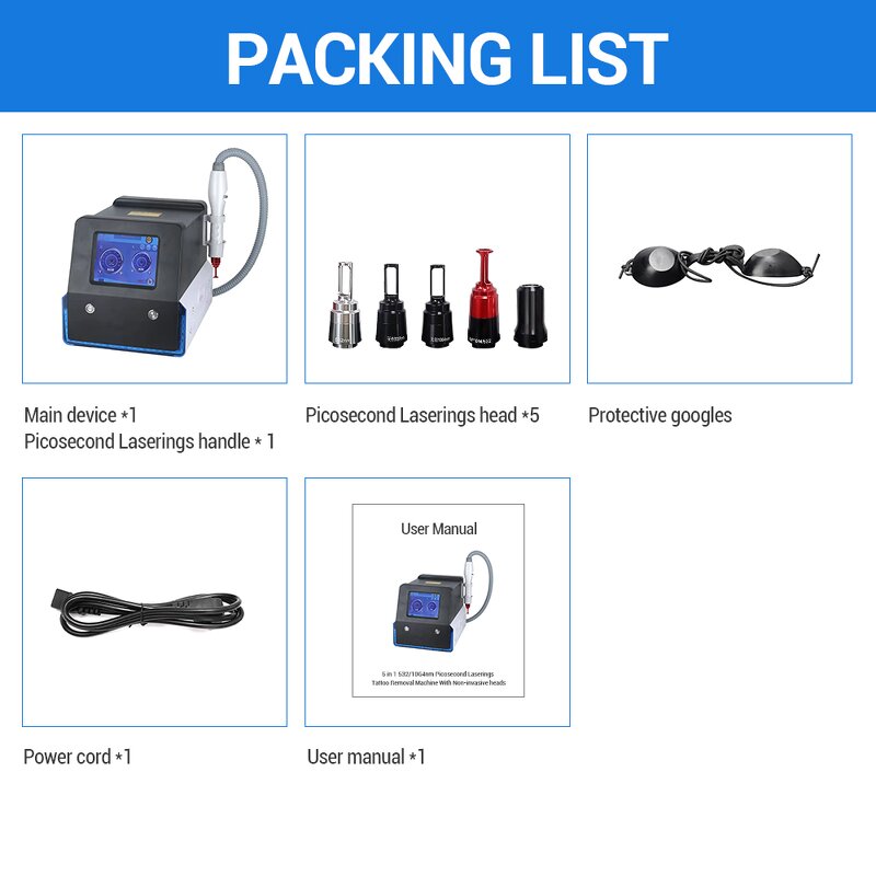 Picosecond Laser Machine - Newest Pico Black Doll Pigment Tattoo Removal Device