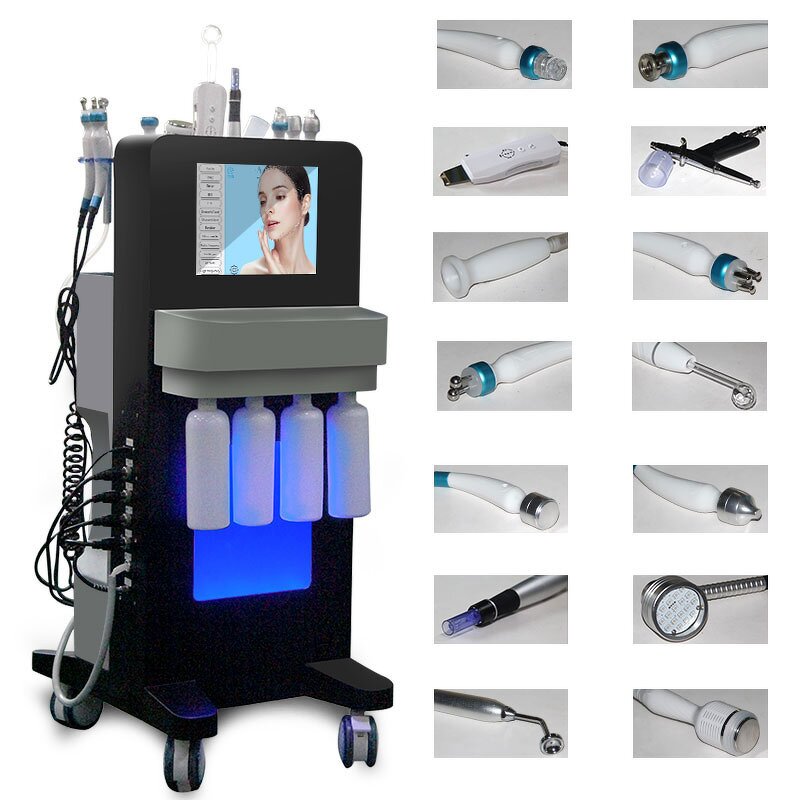 14in1 Hydra Dermabrasion - Professional Spa Korean H2o2 Bubble Facial Machine