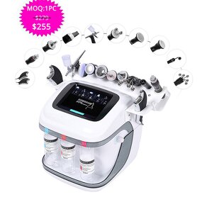10 in 1 Hydra Aqua Peel Machine - Portable Hyro H2o2 Small Bubble Facial Device