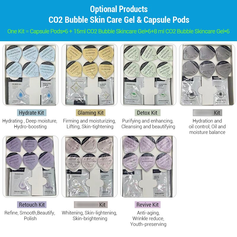 3 in 1 Co2 Bubble Facial Machine - Hottest Deep Face Cleaning Oxygen Revive Tool