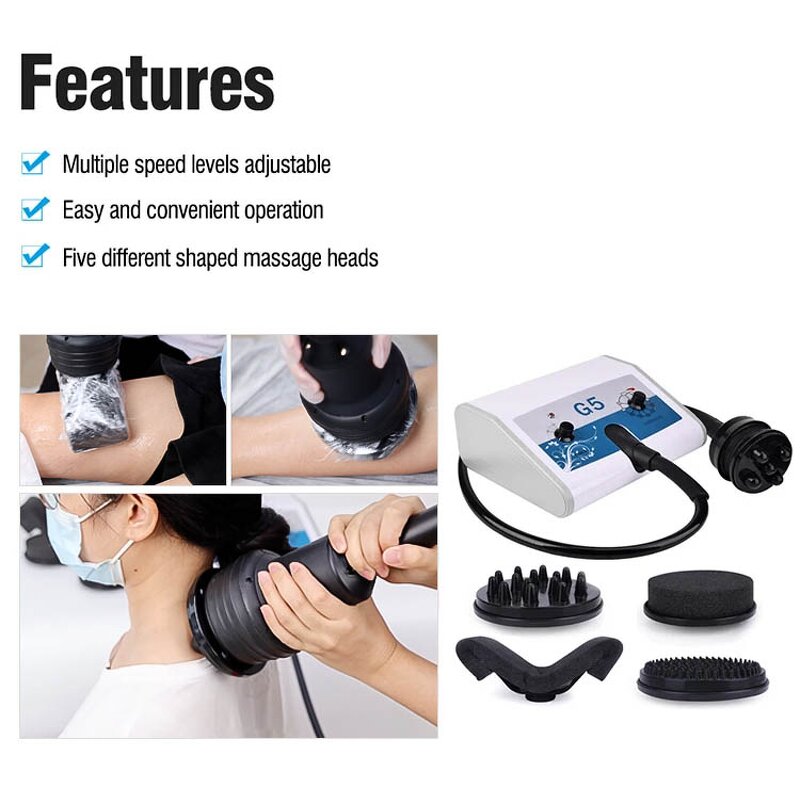 G5 Vibration Machine - 5 Heads Cellulite Removal Weight Loss Slimming Device