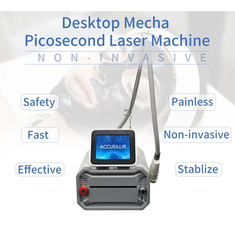 5 Heads Picosecond Laser Machine - Portable Pore Clean Blackhead Tattoo Removal Device