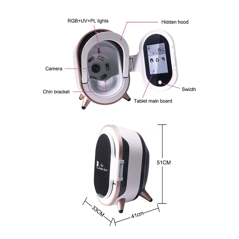 M9 Magic Mirror Analyzer - Promotion Max Face Skin Analysis Facial Device