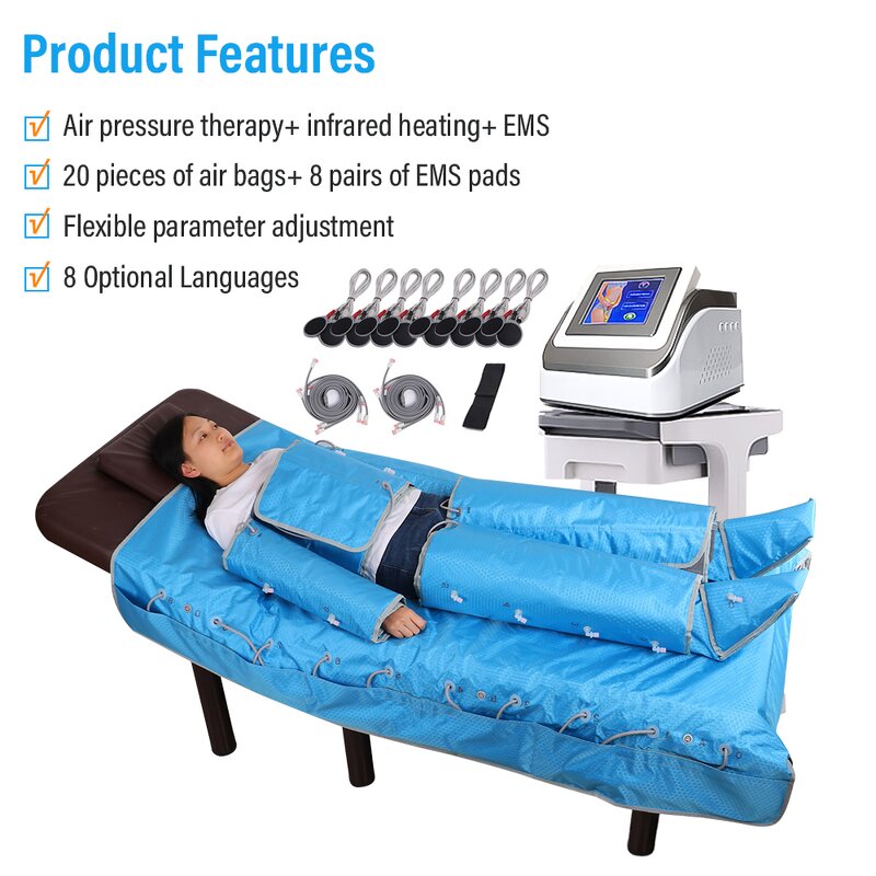 3 in 1 Lymphatic Machine - Boots Pressotherapy Lymph Drainage Body Massager
