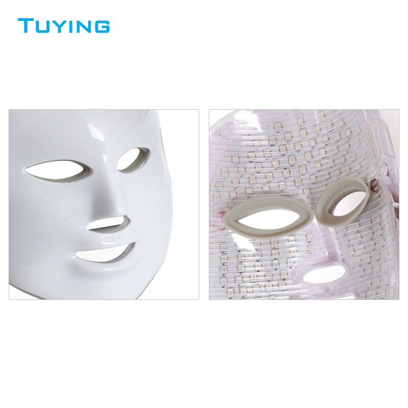 LED Light Therapy Mask - Beauty Machine 7 Colors Skin Rejuvenation Facial Mask