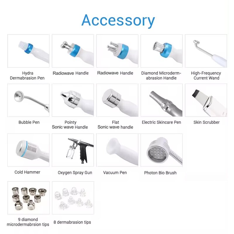 14in1 Hydro Machine - Hottest Korean Microdermbrasion Hydra Oxygen Facial 2023