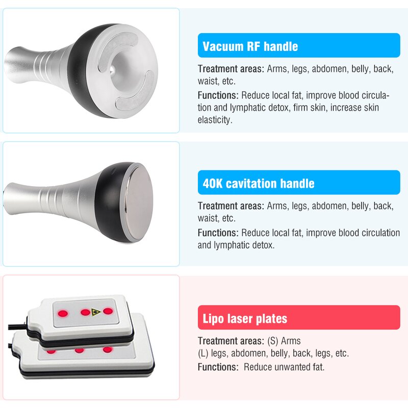 40k RF Machine - TuYing Radio Frequency Body Slimming Laser 8 Pads