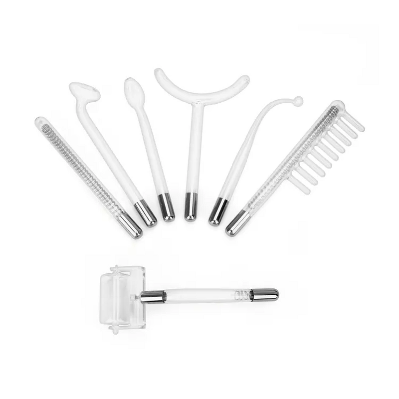 High Frequency Facial Machine - Economical Portable 7 Glass Galvanic Tubes Device