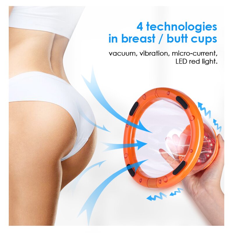 Vacuum Therapy Machine - Professional 24 Cups Butt Lift Breast Enlargement Device
