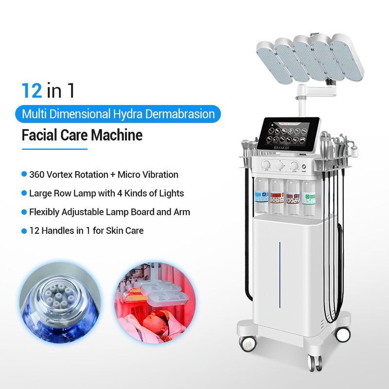 12 in 1 Hydra Machine - New Tech Vertical Vortex 360 Rotation Blackhead Remover