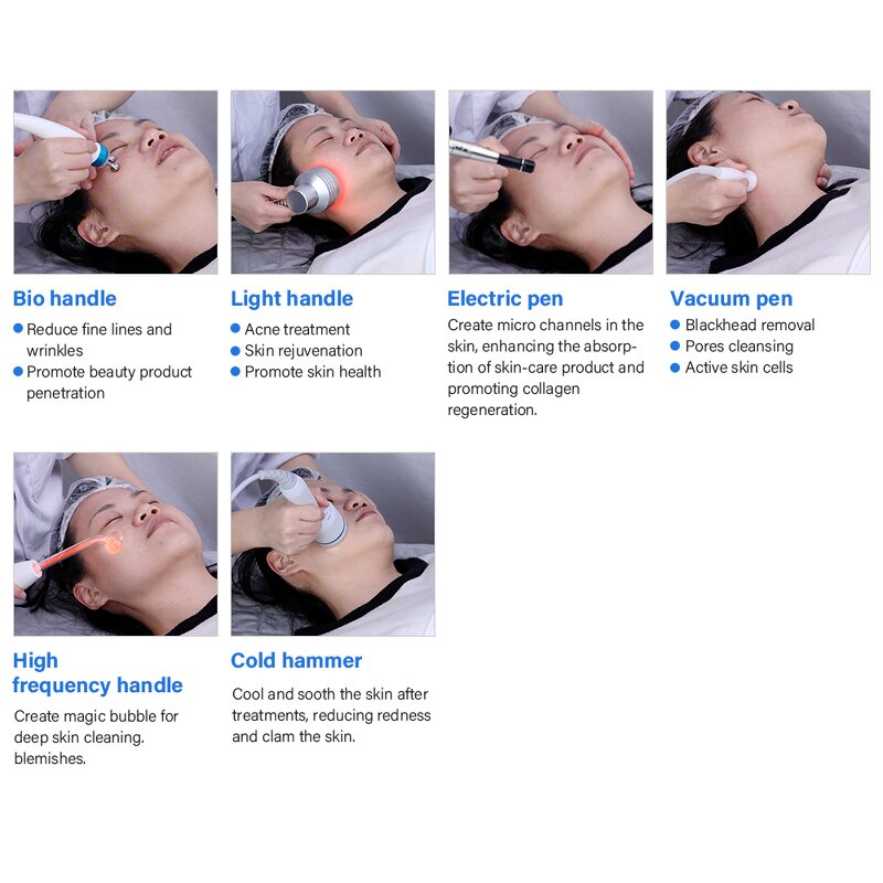 14 in 1 Hydra Facial Machine - Newest Portable H2O2 Bubble Blackhead Removal