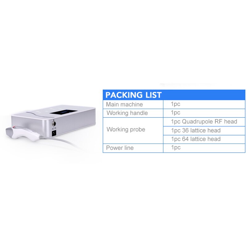 RF Skin Rejuvenation Machine - 2024 3 in 1 Tips Face Eyes Lifting Device