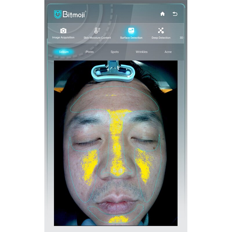 3D Skin Analyzer System - 2023 Intelligence Facial Scanner Testing Device