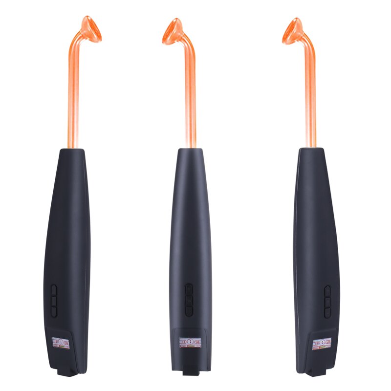 High Frequency Therapy Wand - Handheld Red Ozone Skin Care Facial Massage Device